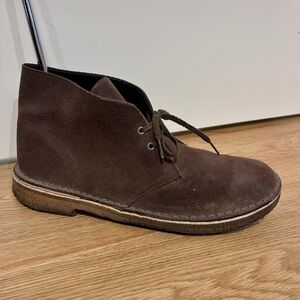 Clarks Originals Suede Leather Brown Chukka Desert Boots